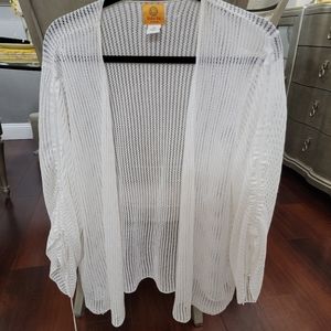 Plus size, Lightweight Mesh Cardigan